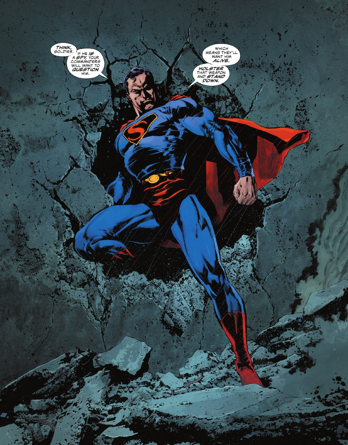 The Bat-Man: Second Knight #2 p.42 - Superman to the Rescue!