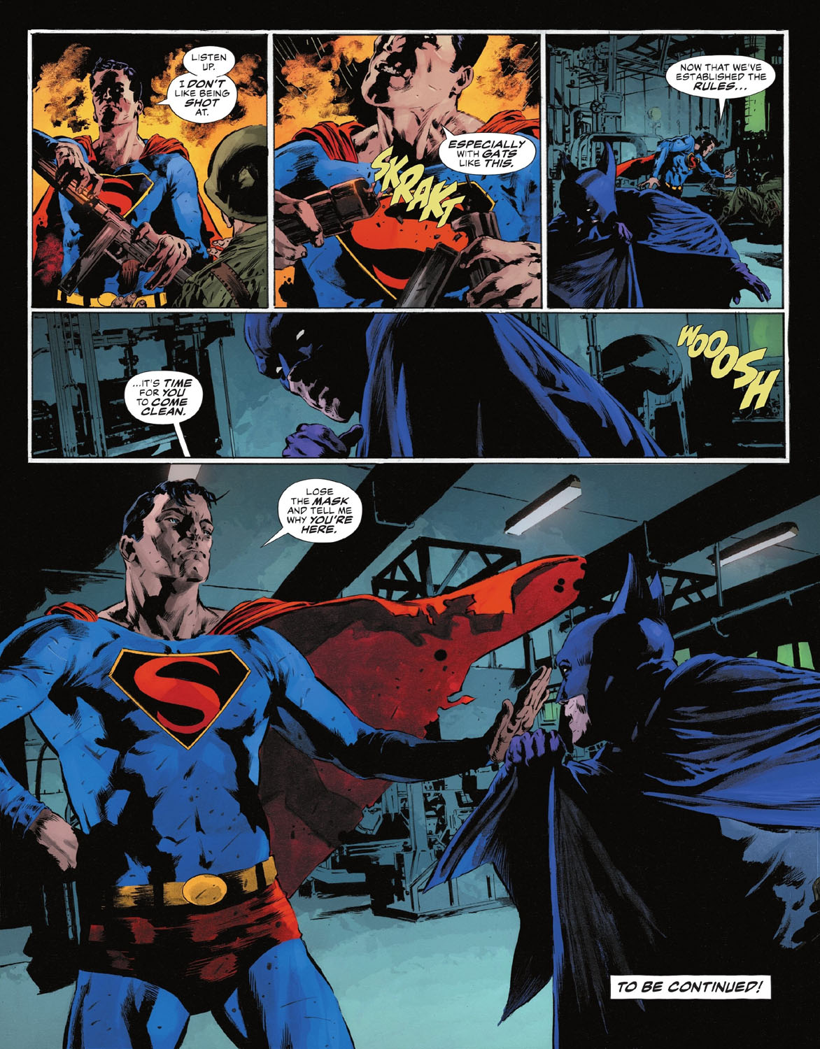 The Bat-Man: Second Knight #2 p.46 - Face to Face for the 1st Time!