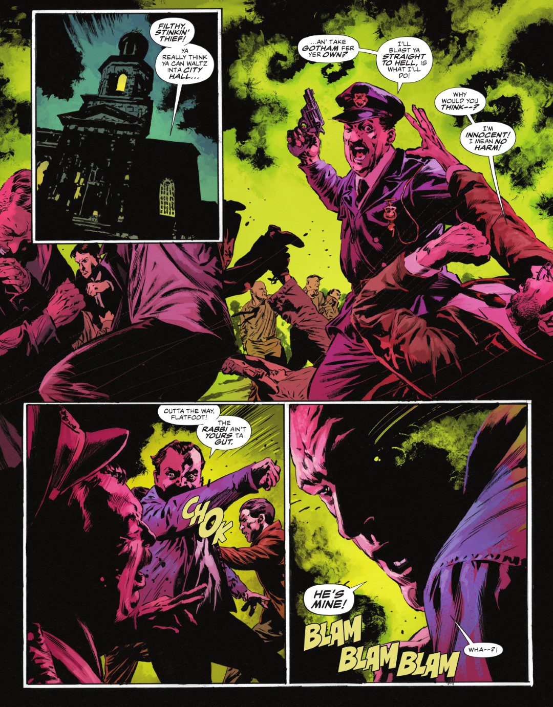 The Bat-Man: Second Knight #3 p.06 - Fear Induced All-Out Brawl!