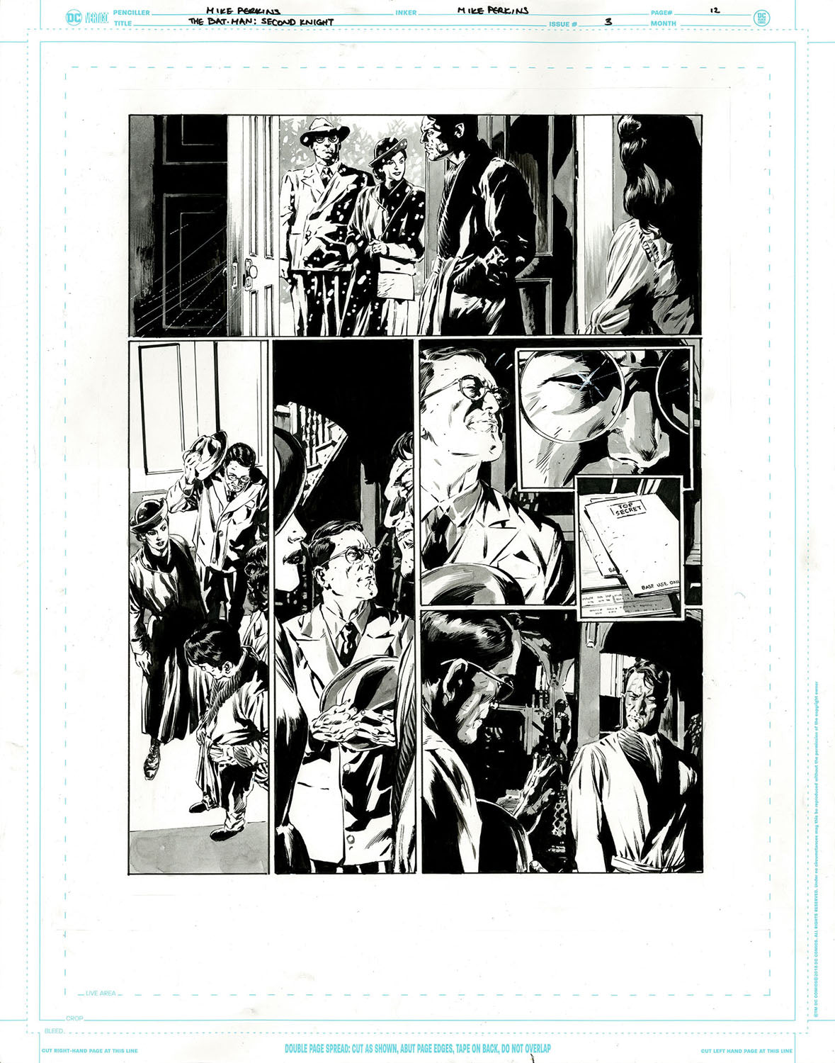 The Bat-Man: Second Knight #3 p.12 - Clark & Lois visit Bruce & Julie