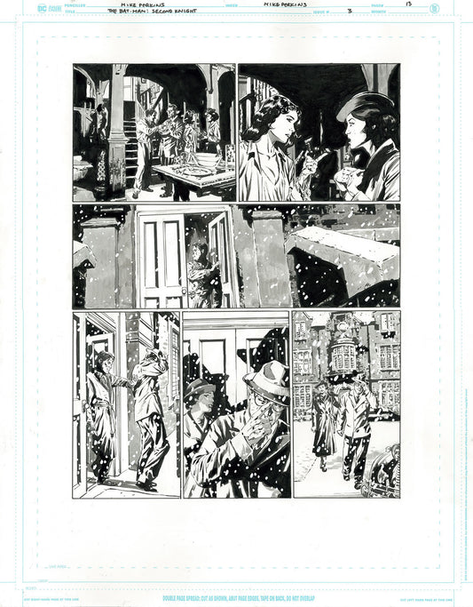 The Bat-Man: Second Knight #3 p.13 - Lois & Clark leave the mansion - $625