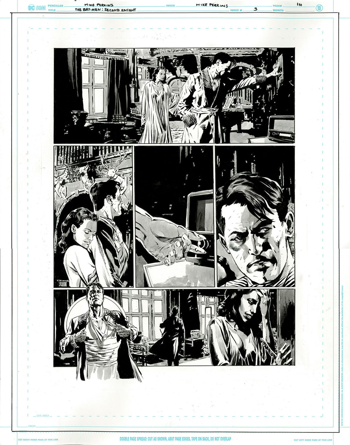 The Bat-Man: Second Knight #3 p.14 - Bruce & Julie have a serious talk