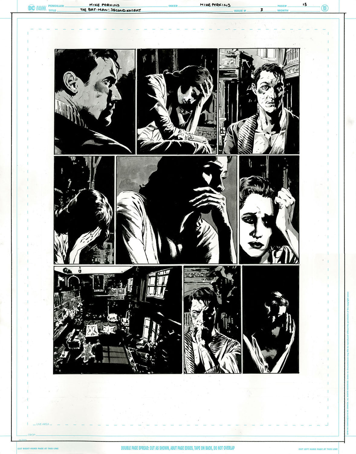 The Bat-Man: Second Knight #3 p.15 - Bruce & Julie have a serious talk