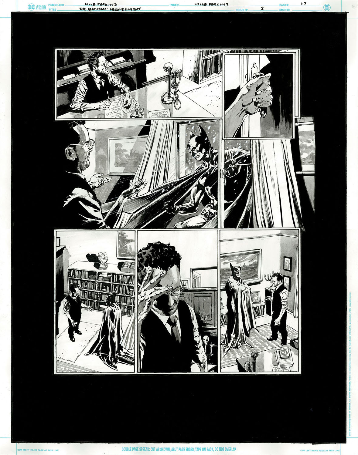 The Bat-Man: Second Knight #3 p.17 - Bat-Man visits Rabbi Cohen