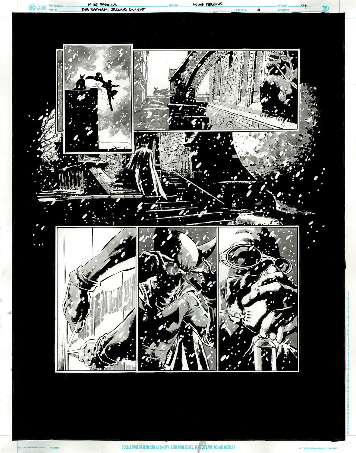 The Bat-Man: Second Knight #3 p.24 - Cinematic Noir!