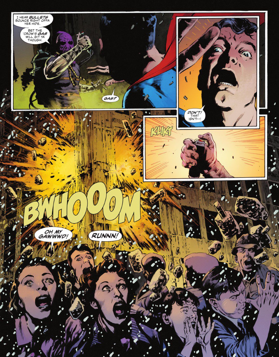 The Bat-Man: Second Knight #3 p.29 - Hangman’s Explosive Act!