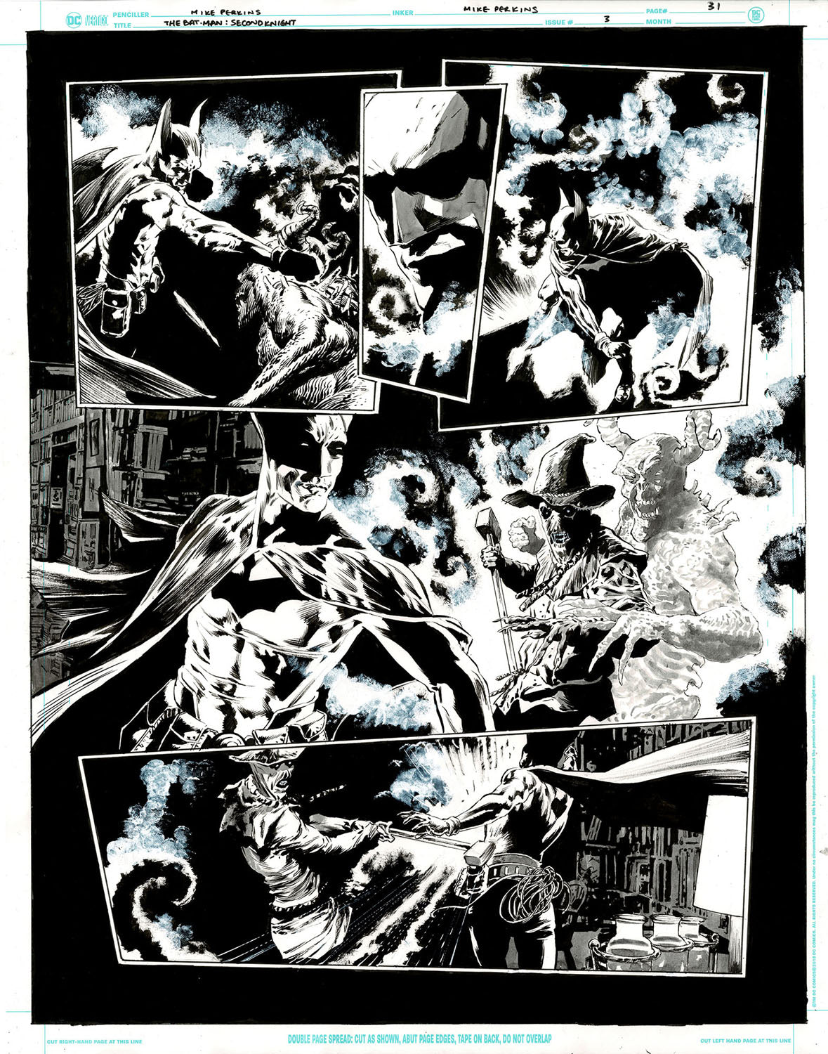 The Bat-Man: Second Knight #3 p.31 - Bat-Man vs Scarecrow!