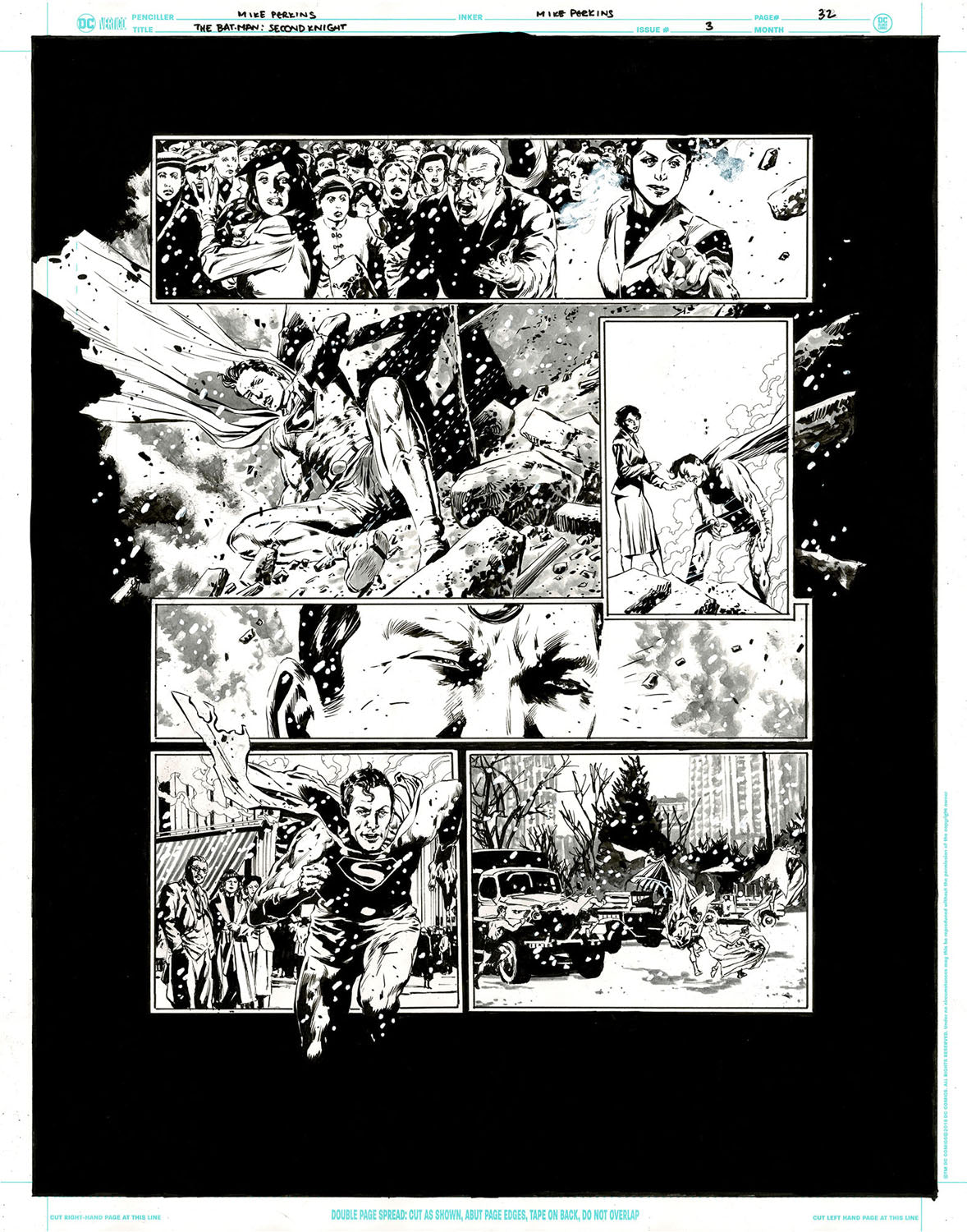 The Bat-Man: Second Knight #3 p.32 - Superman Survives Hangman’s Blast!