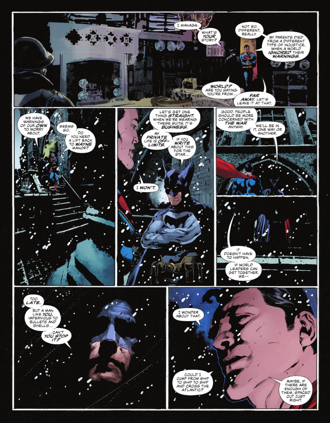 The Bat-Man: Second Knight #3 p.39 - Atmospheric World’s Finest!