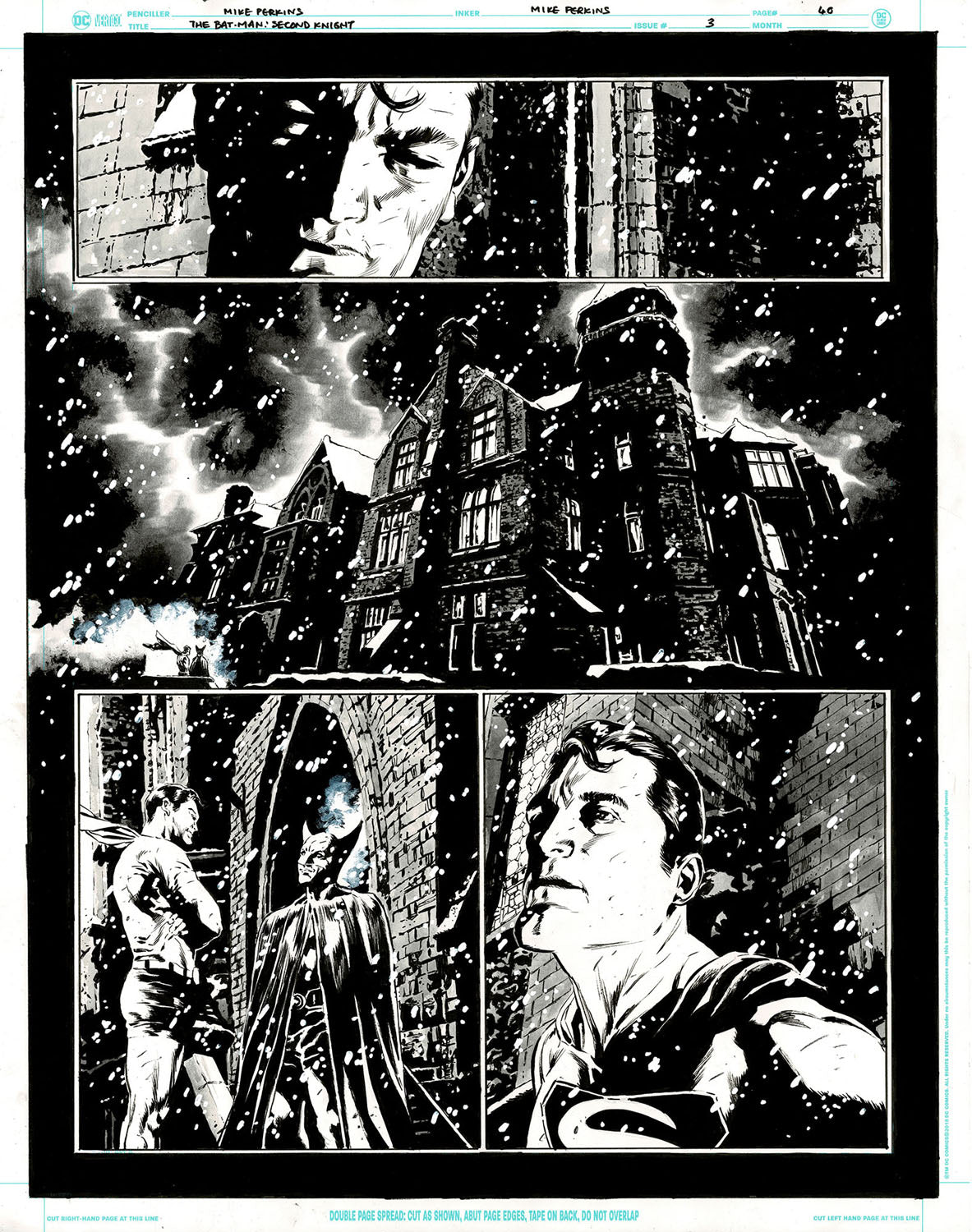 The Bat-Man: Second Knight #3 p.40 - Atmospheric World’s Finest!