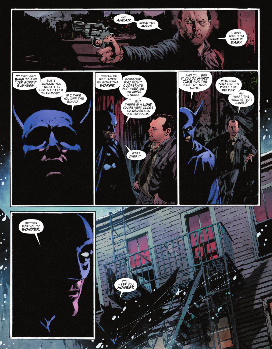 The Bat-Man: Second Knight #3 p.43 - Final Confrontation with Maxie!