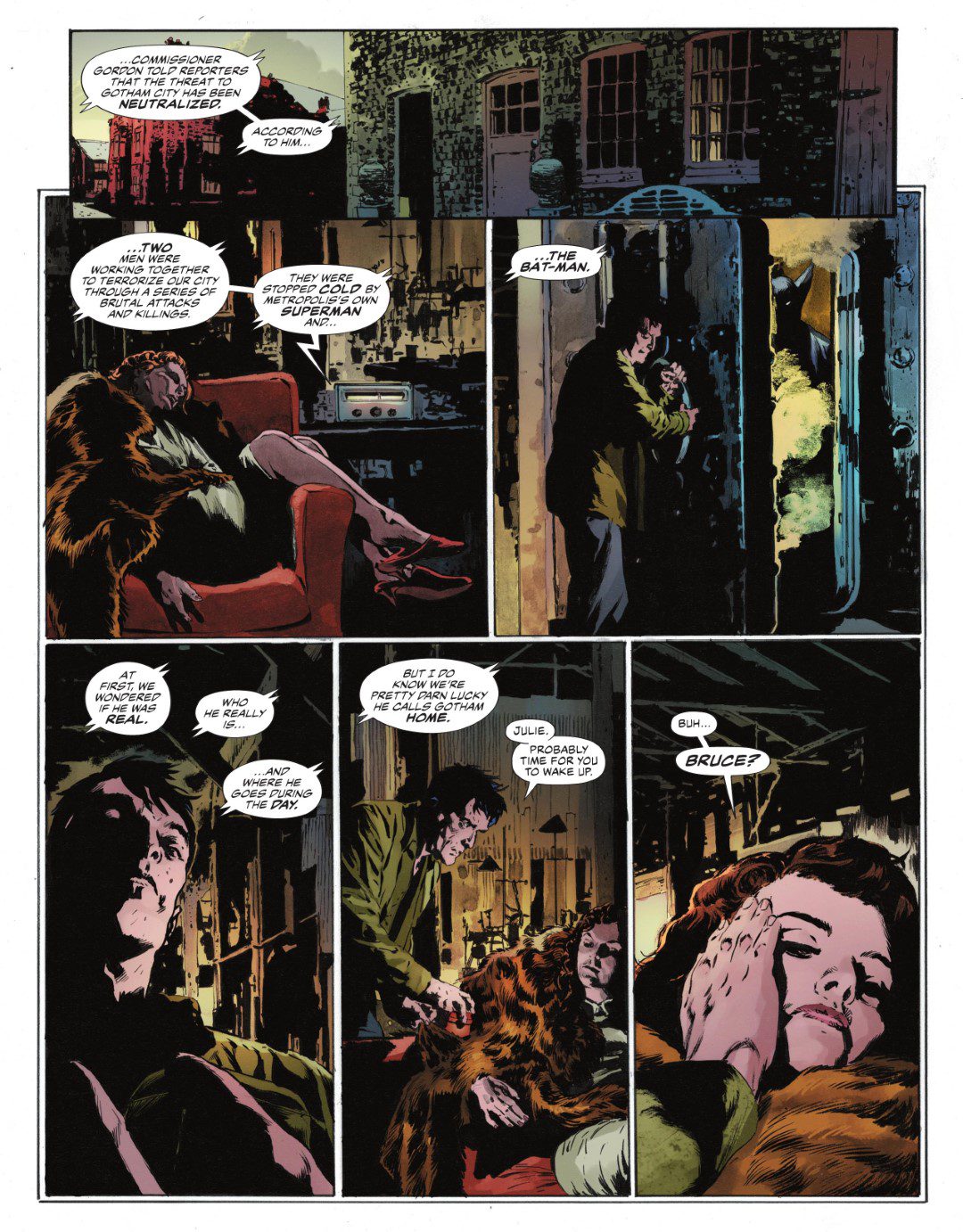 The Bat-Man: Second Knight #3 p.44 - Back into the Vault!