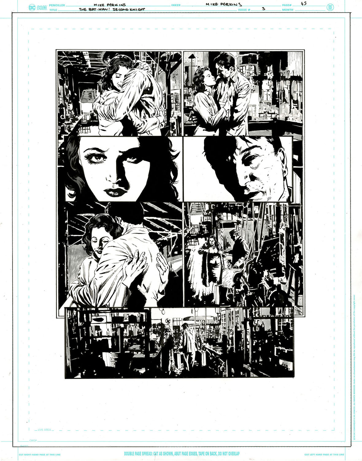 The Bat-Man: Second Knight #3 p.45 - Bruce is Done Being Bat-Man!