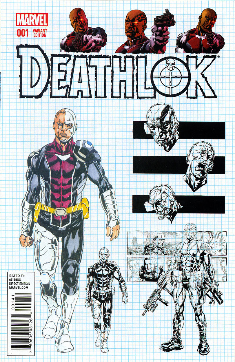 Perkins, Mike - Deathlok #1 Cover Art & Design Elements!