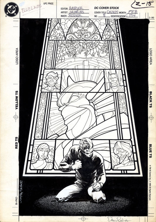 Semeiks, Val - The Demon #8 Cover - Batman!