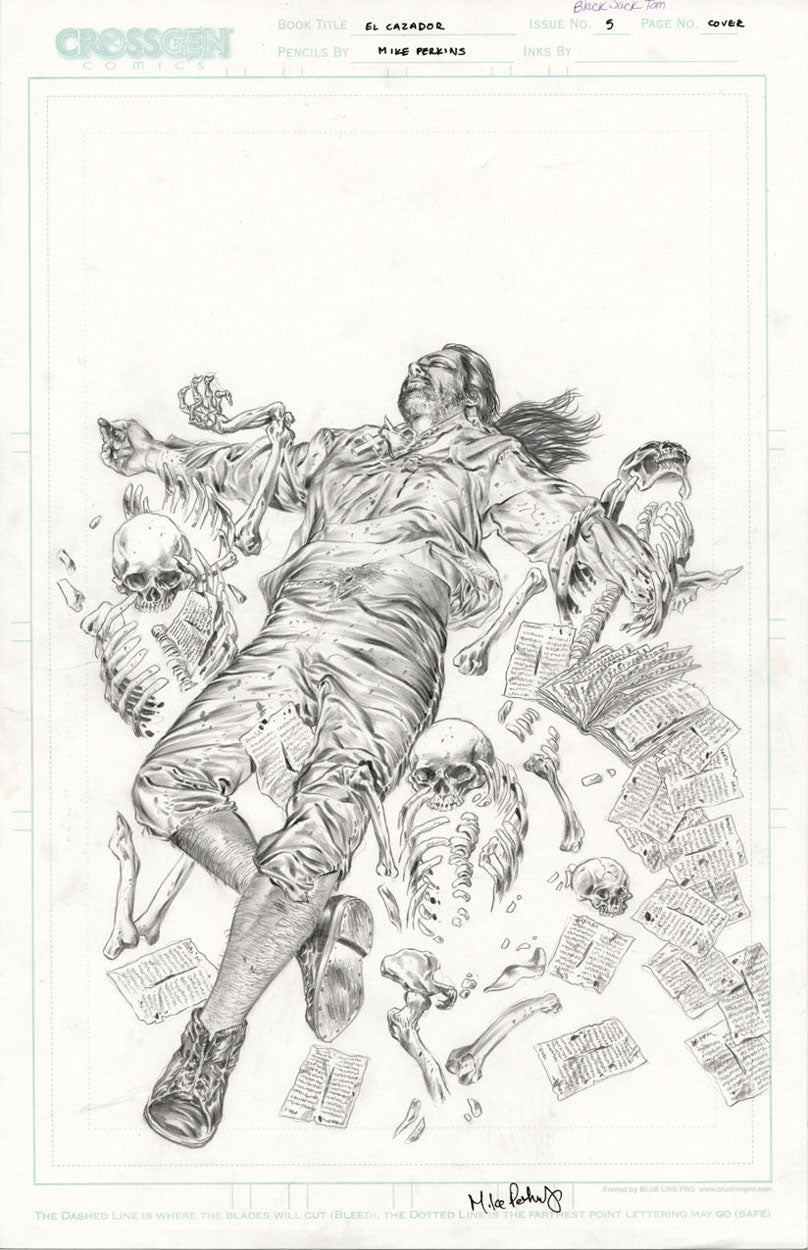 Perkins, Mike - El Cazador: The Ballad of Blackjack Tom #1 Cover!
