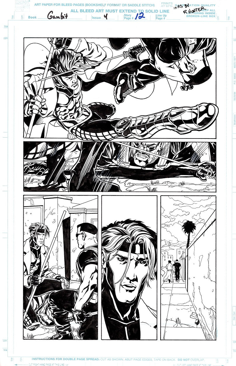 Skroce, Steve - Gambit #4 p.12 - Blade!