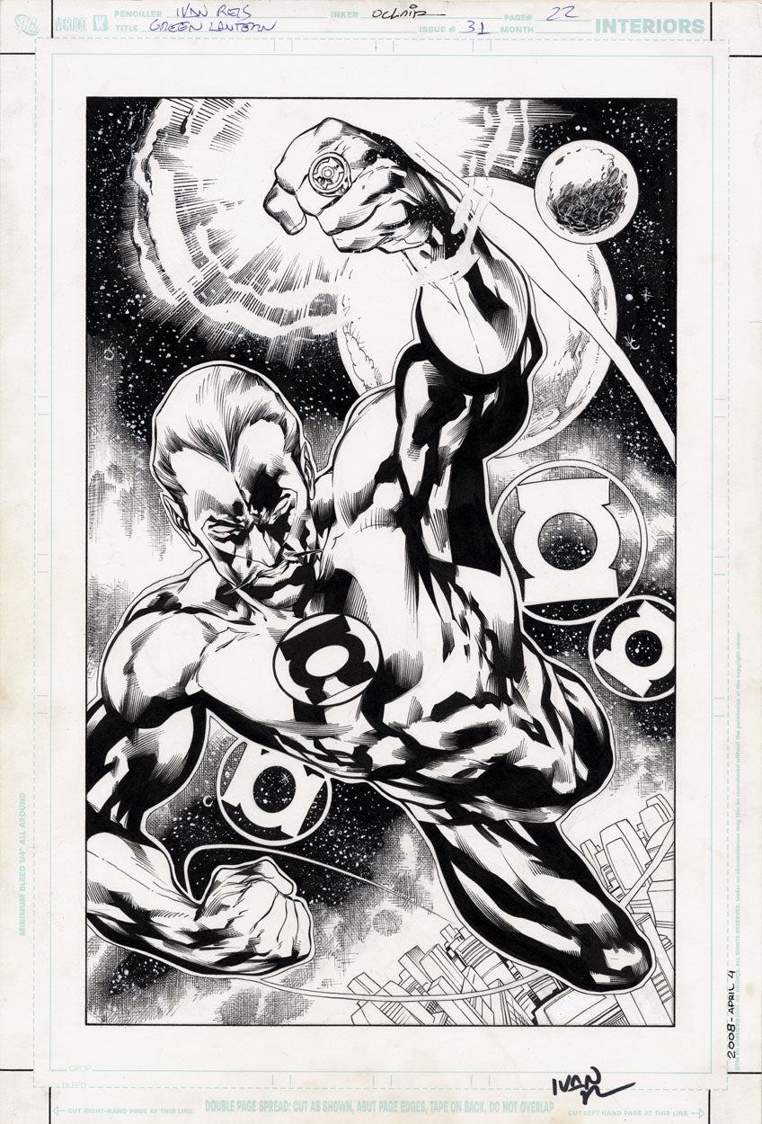 Reis, Ivan - Green Lantern #31 p.22 - Sinestro End Page Splash!
