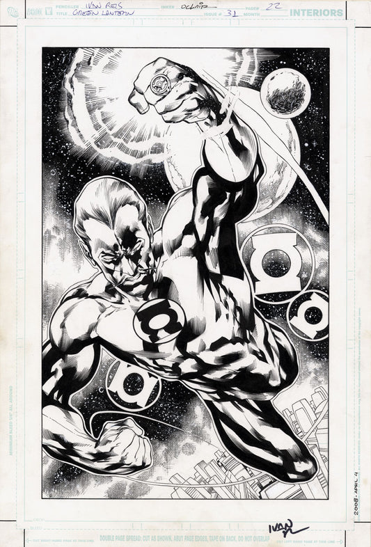 Reis, Ivan - Green Lantern #31 p.22 - Sinestro End Page Splash!