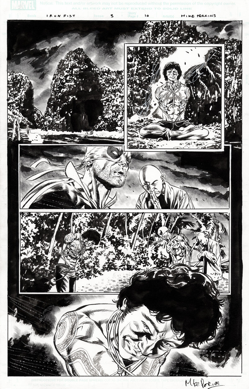 Perkins, Mike - Iron Fist #3 p.10 - 1st App. The Resourceful Snake!