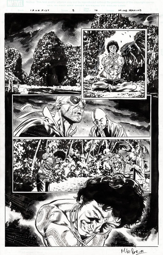 Perkins, Mike - Iron Fist #3 p.10 - 1st App. The Resourceful Snake!