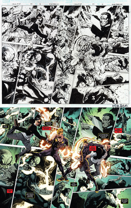 Perkins, Mike - Iron Fist #77 p.14 & 15