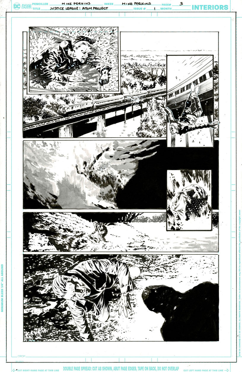 Justice League: The Atom Project #1 p.03 - Nathaniel Adam aka Captain Atom!
