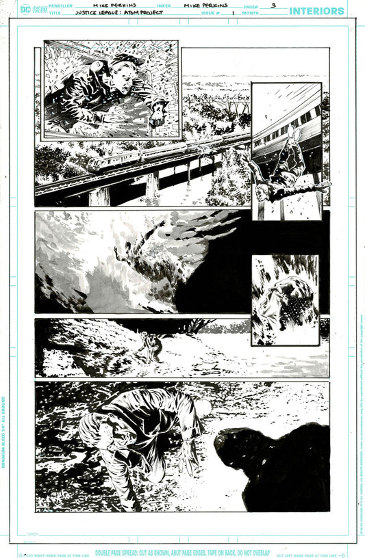 Justice League: The Atom Project #1 p.03 - Nathaniel Adam aka Captain Atom!