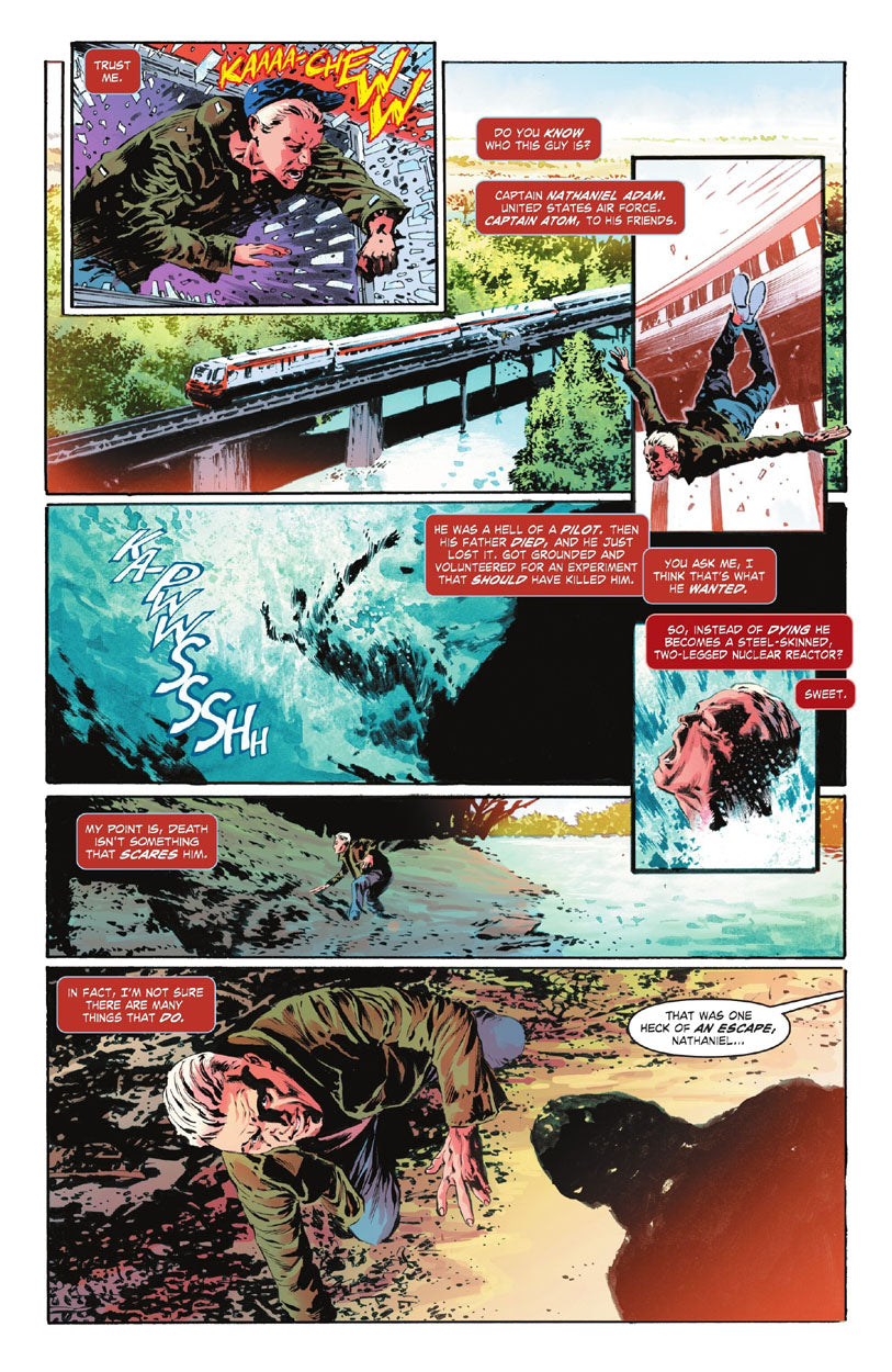 Justice League: The Atom Project #1 p.03 - Nathaniel Adam aka Captain Atom!