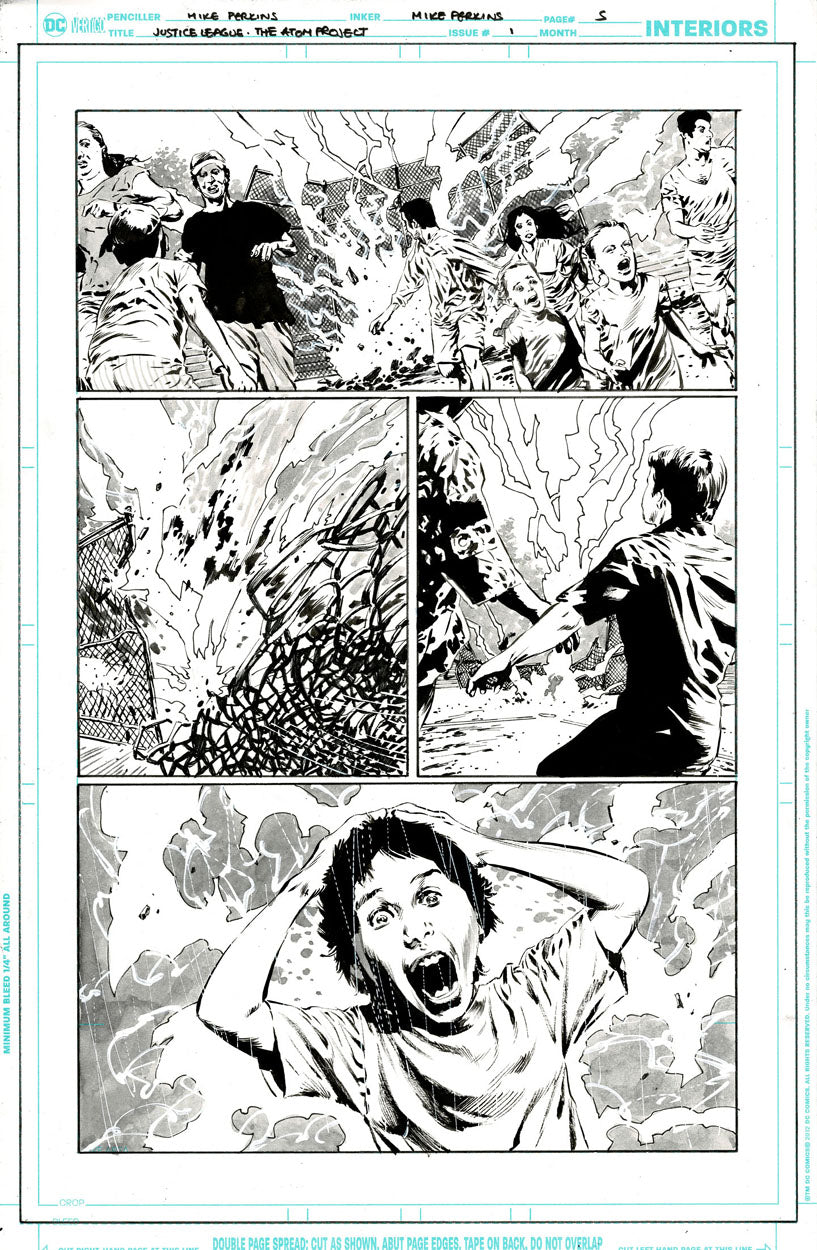 Justice League: The Atom Project #1 p.05 - Matthew Absorbs Tons of Power!