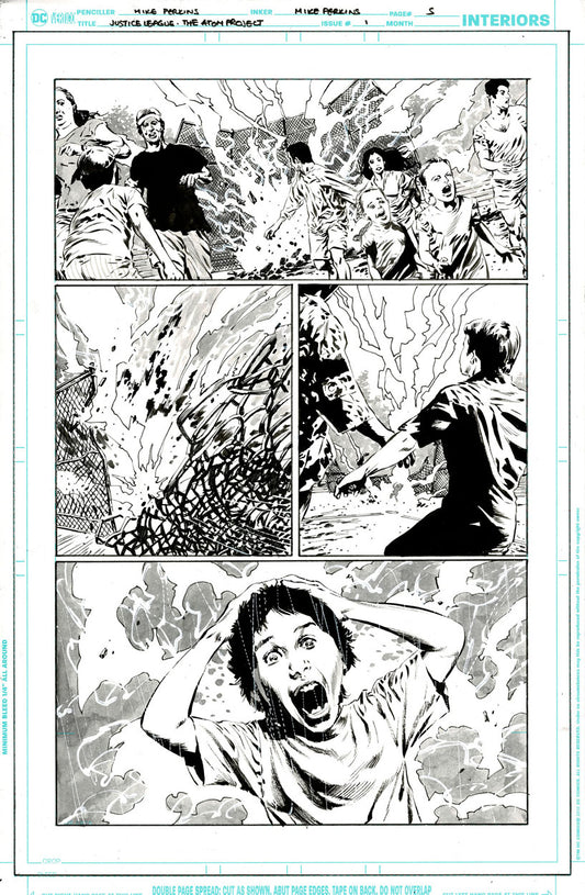 Justice League: The Atom Project #1 p.05 - Matthew Absorbs Tons of Power!