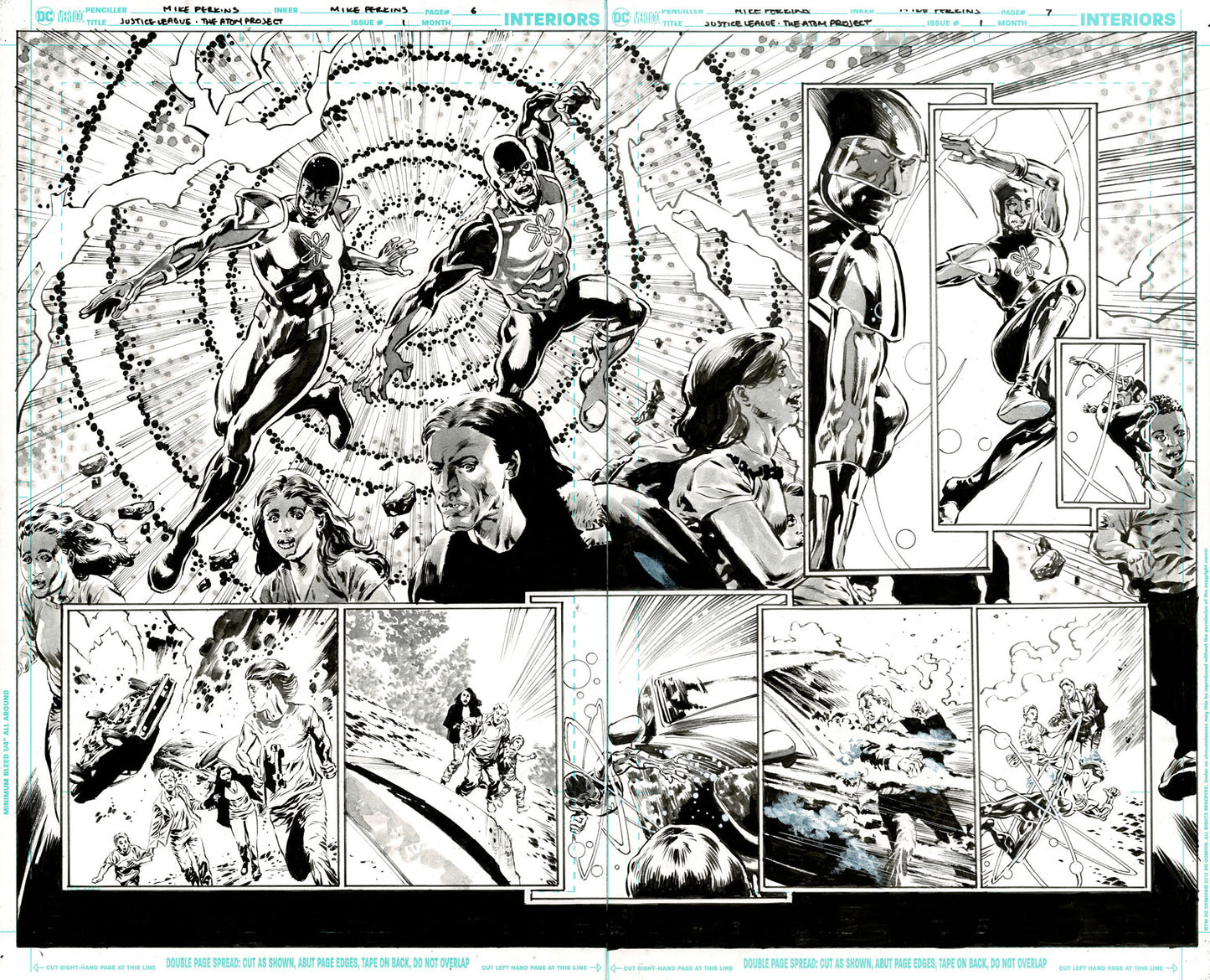 Justice League: The Atom Project #1 p.06 & 07 - The Atom aka Ryan Choi!