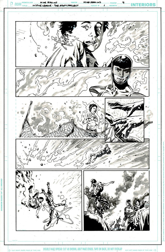 Justice League: The Atom Project #1 p.09 - Matthew is temporarily depowered!