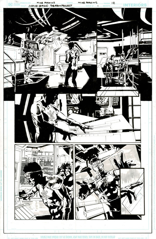 Justice League: The Atom Project #1 p.12 - The Atoms try helping Captain Atom