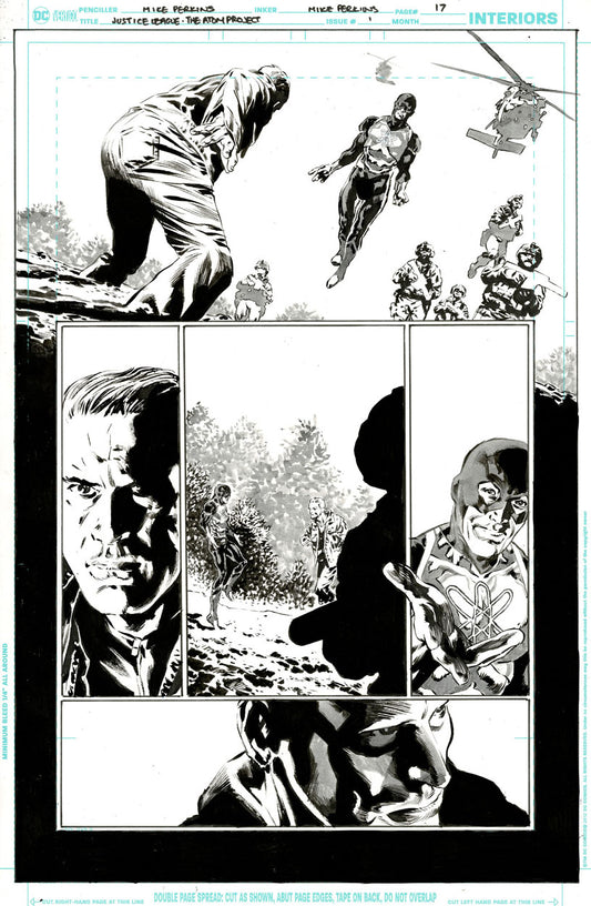 Justice League: The Atom Project #1 p.16 - The Atoms discuss ongoing testing!