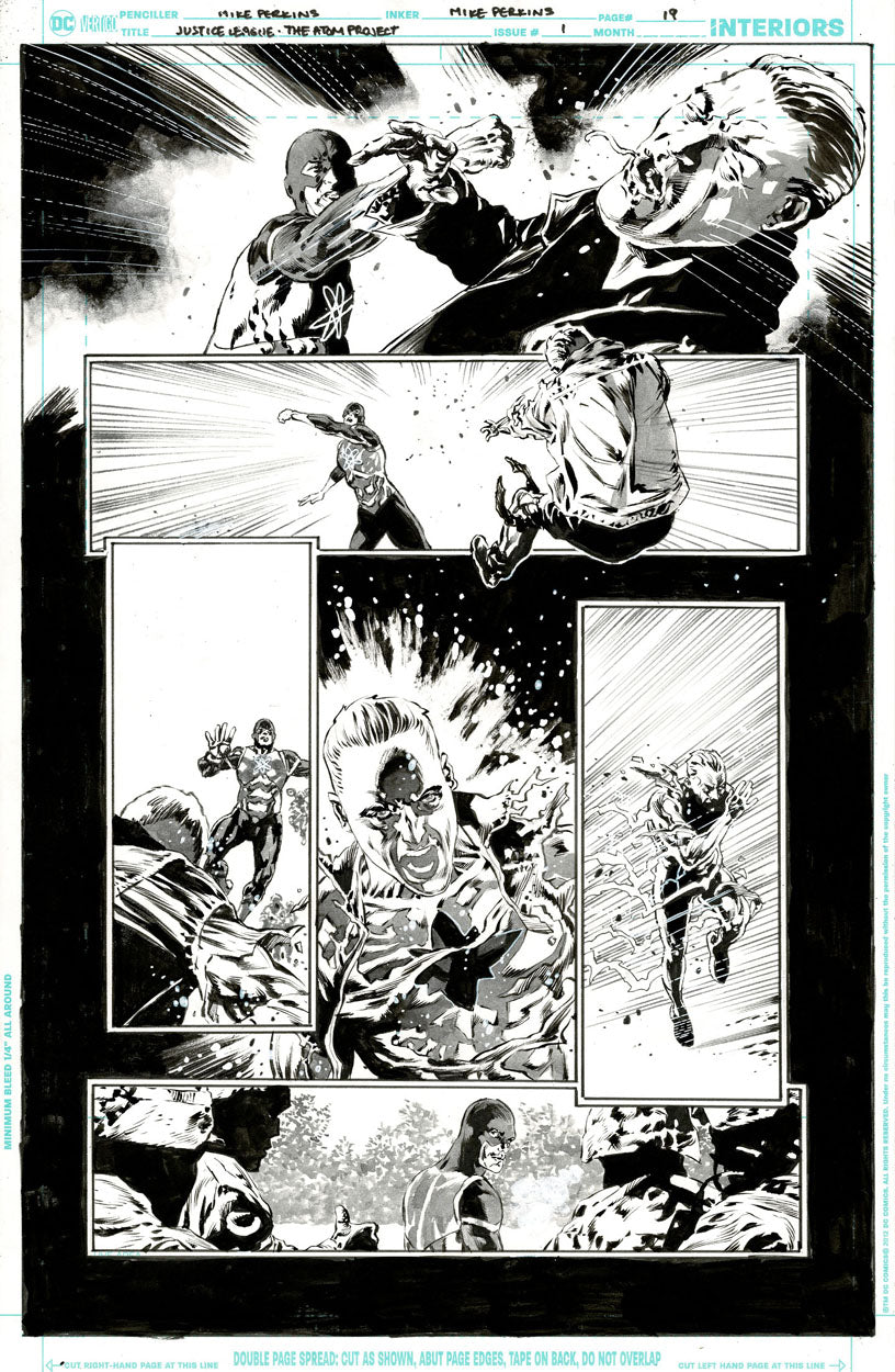 Justice League: The Atom Project #1 p.19 -Captain Atom more powerful than ever?