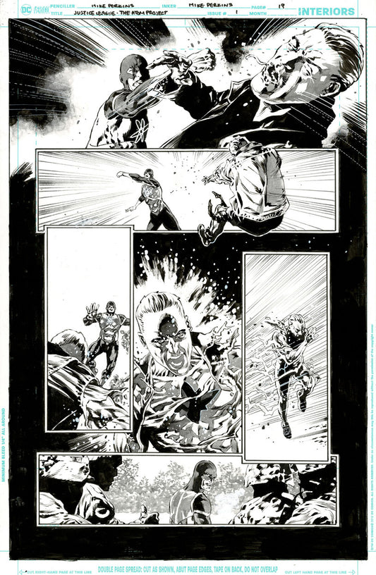 Justice League: The Atom Project #1 p.19 -Captain Atom more powerful than ever?