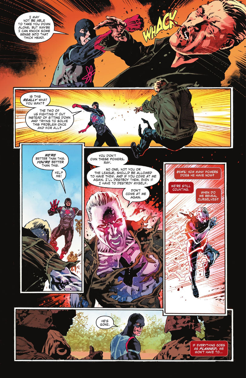 Justice League: The Atom Project #1 p.19 -Captain Atom more powerful than ever?