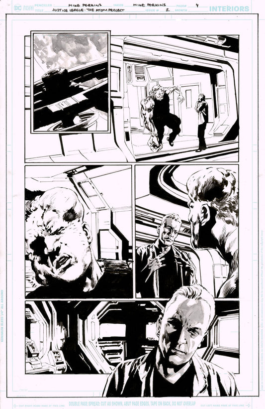 Justice League: The Atom Project #2 p.04 - Atom Smasher aboard Watchtower!