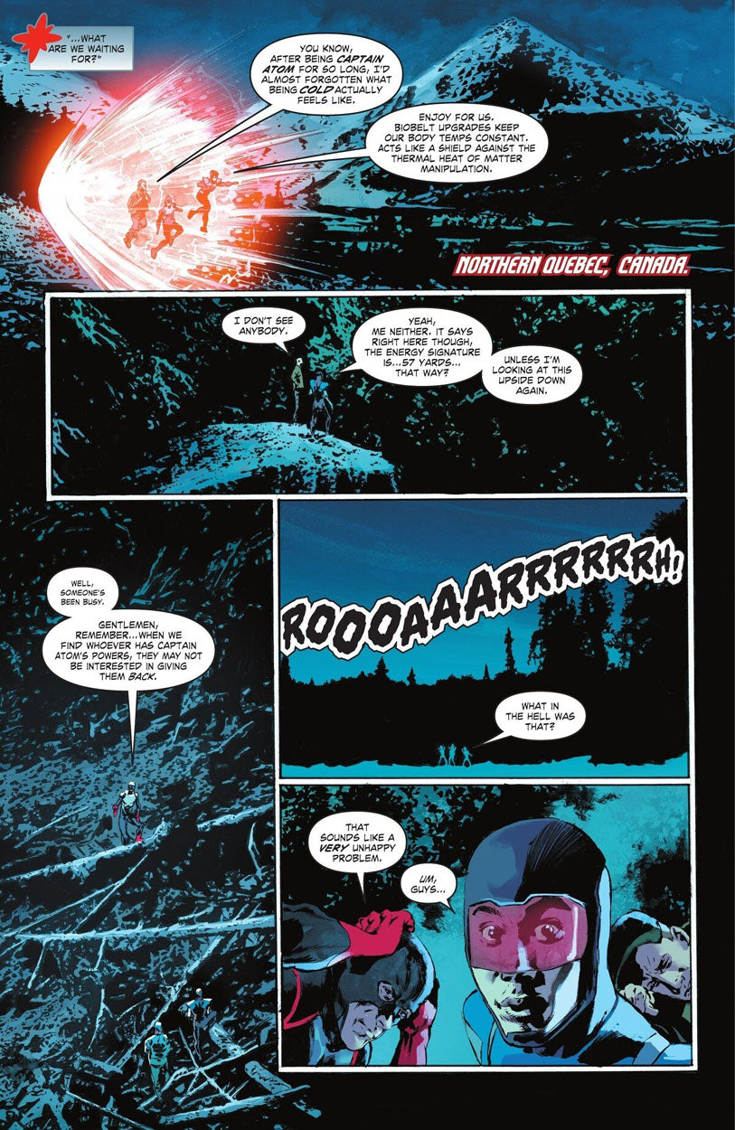 Justice League: The Atom Project #2 p.06 - The Atoms in Northern Québec!