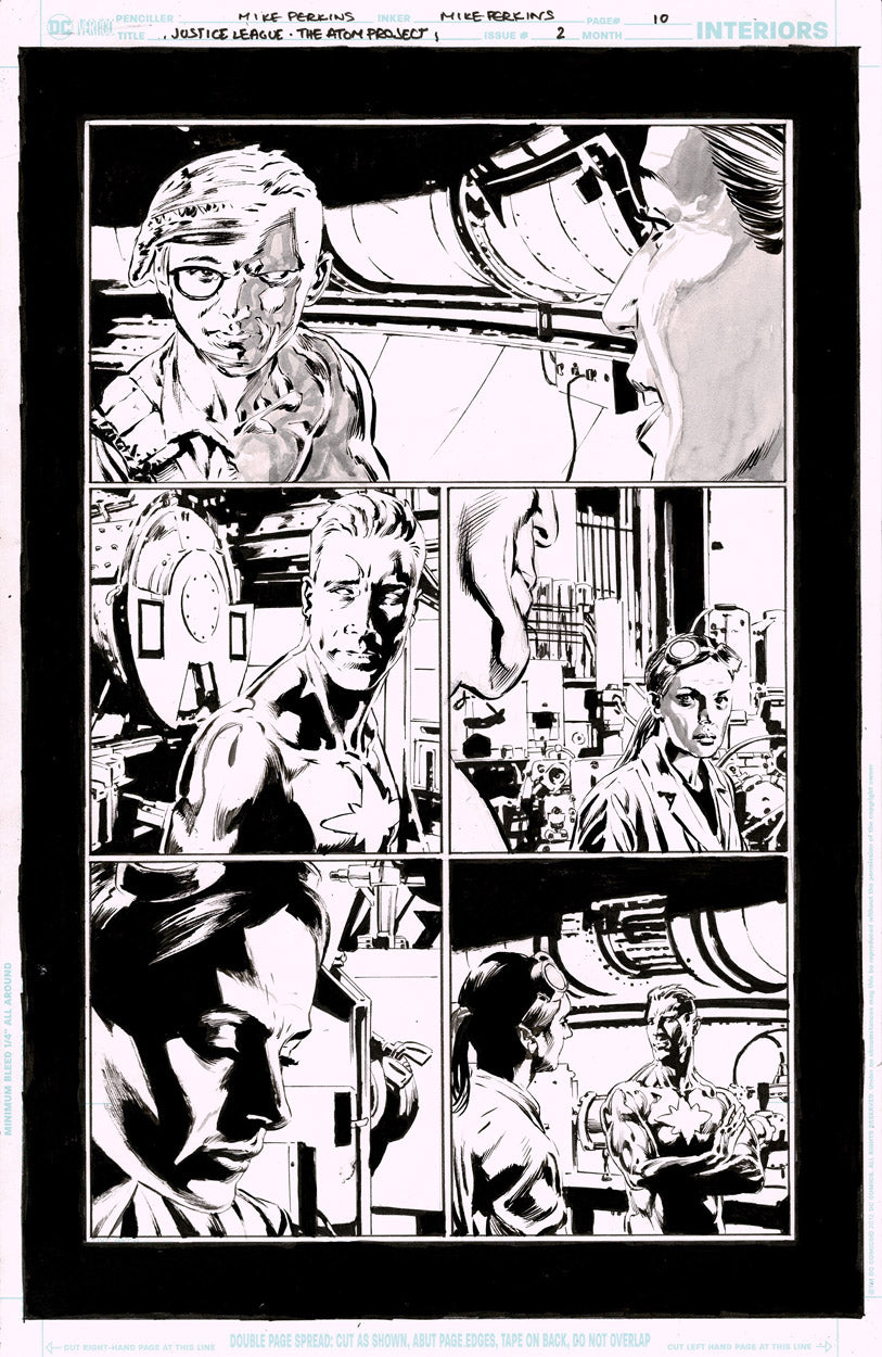 Justice League: The Atom Project #2 p.10 - Captain Atom reveals himself!