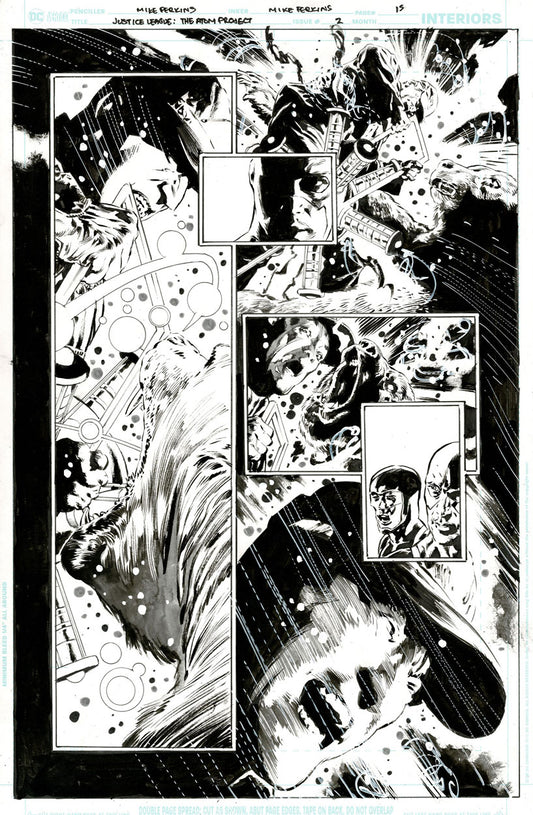 Justice League: The Atom Project #2 p.15 - Atoms vs Grizzly Atom!