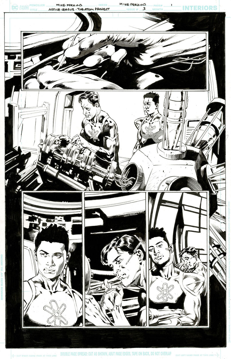 Justice League: The Atom Project #3 p.01 - The Two Atoms!