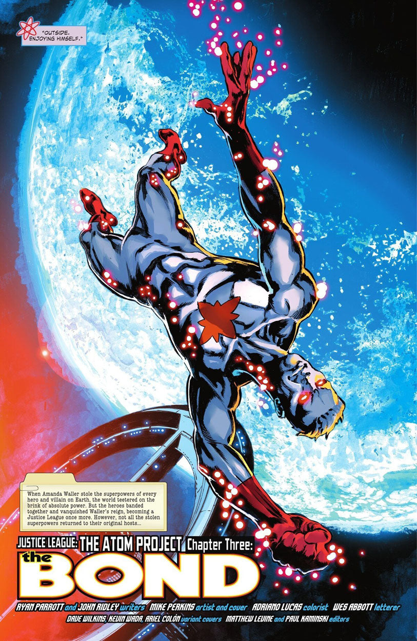 Justice League: The Atom Project #3 p.02 - Captain Atom Splash!