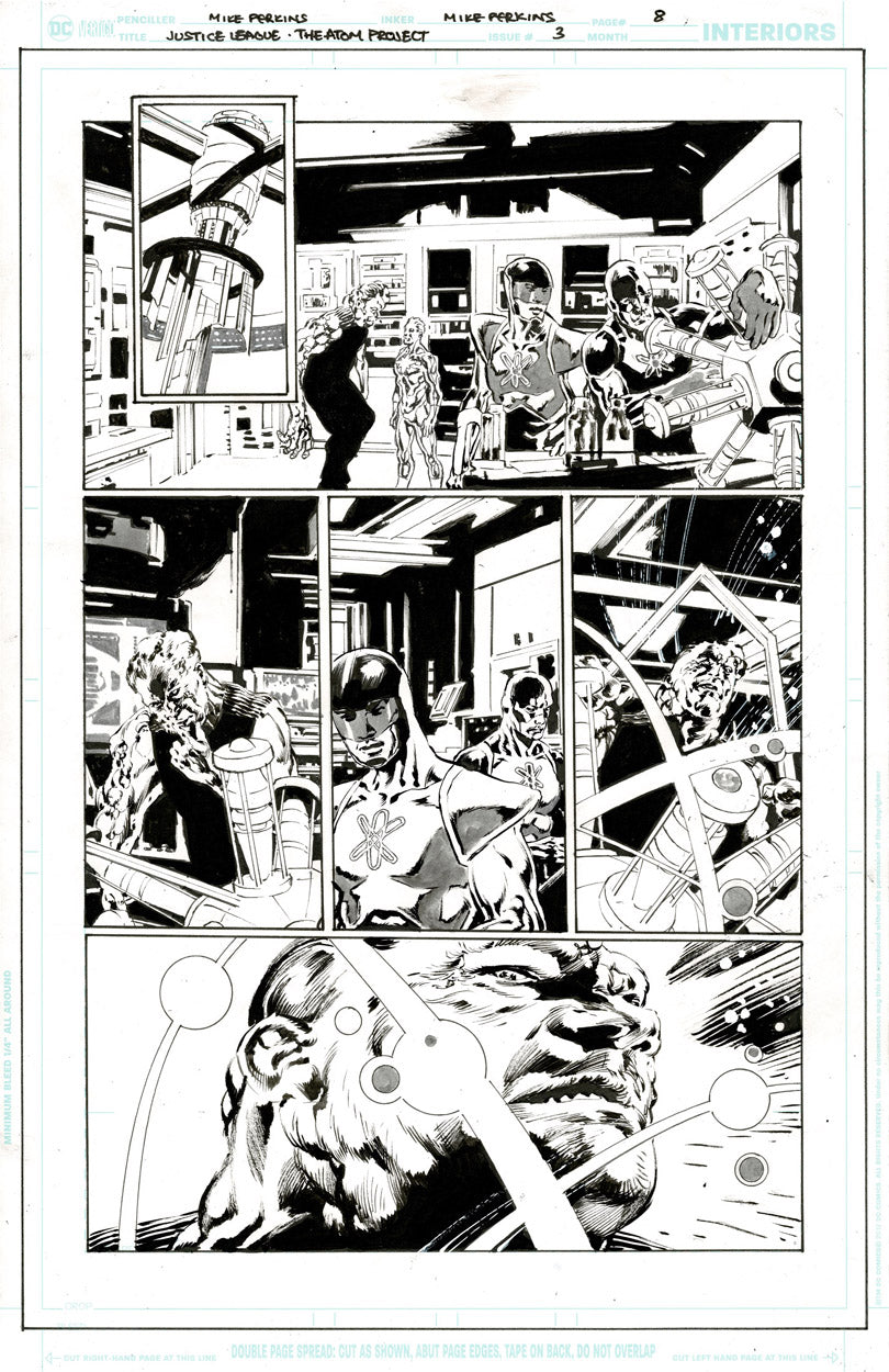 Justice League: The Atom Project #3 p.08 - The Atom & Captain Atom!