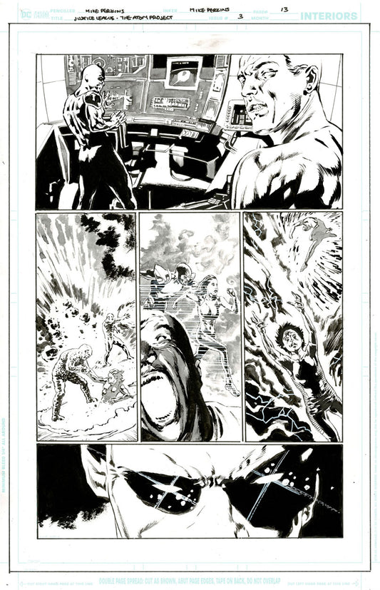 Justice League: The Atom Project #3 p.13 - The Atoms in Action!