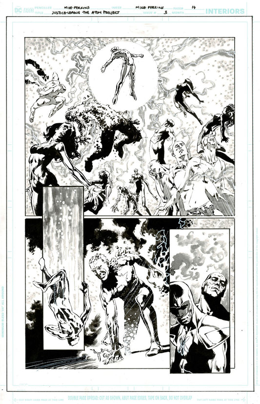 Justice League: The Atom Project #3 p.14 - Two Half-Splashes!