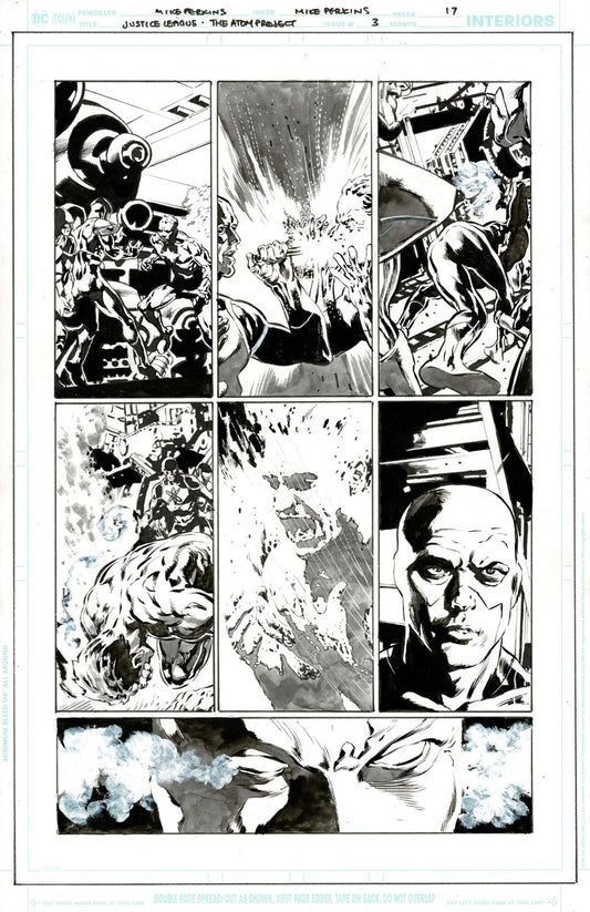 Justice League: The Atom Project #3 p.17 - The Atoms & Captain Atom!