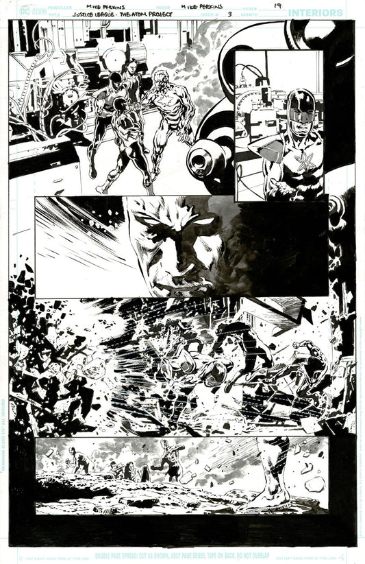 Justice League: The Atom Project #3 p.19 - The Atoms & Captain Atom!