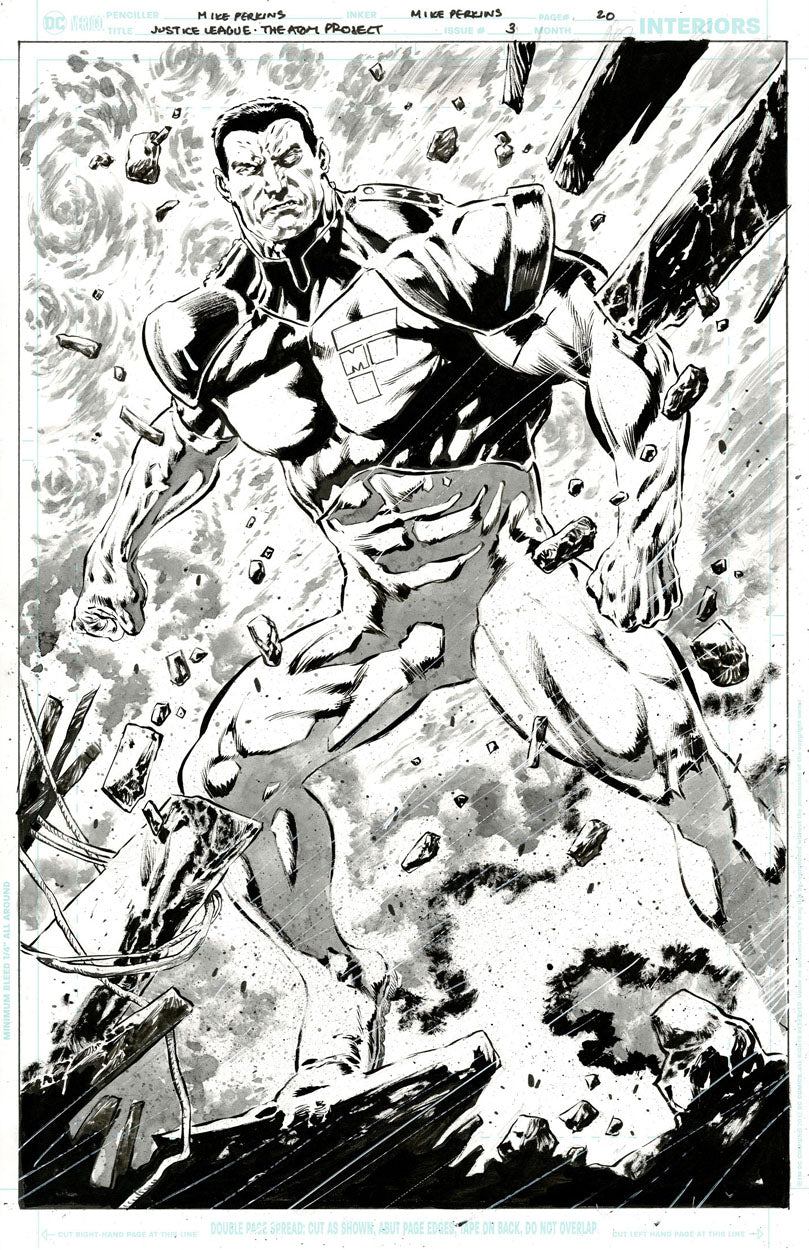 Justice League: The Atom Project #3 p.20 - Major Force Splash!